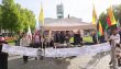 Mannheim’da tecrite karşı eylem